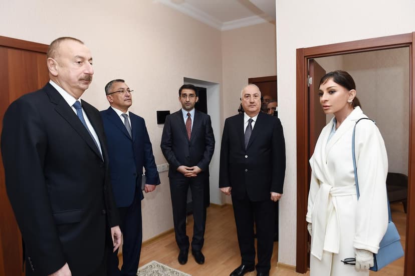 Ilham Aliyev attended opening of residential building complex for refugee and IDP families in Sumgayit