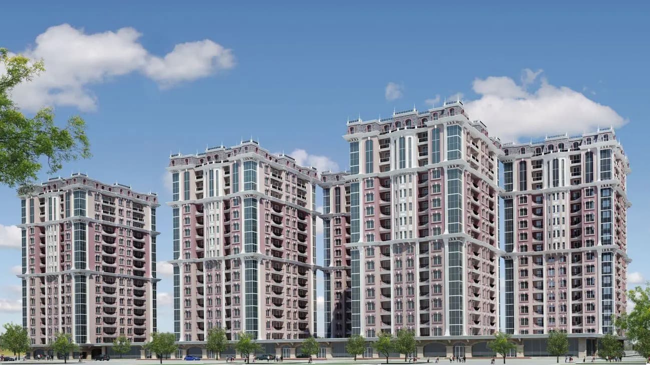Sumgayit city, 16th district — design of a high-rise residential building complex