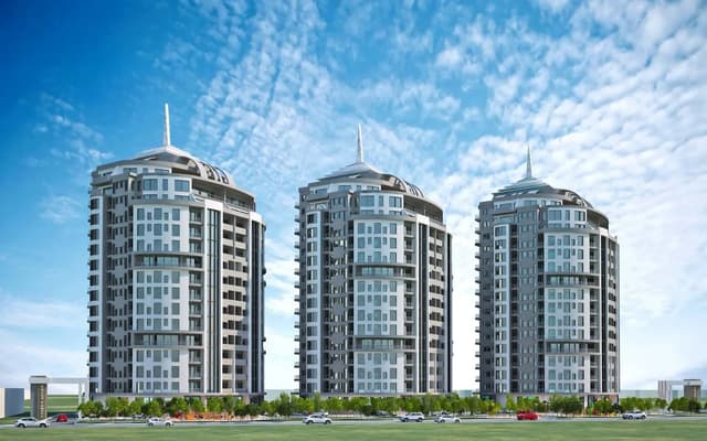 Residential complex designed in the Khovlu Silk Factory district area, Sumgayit city