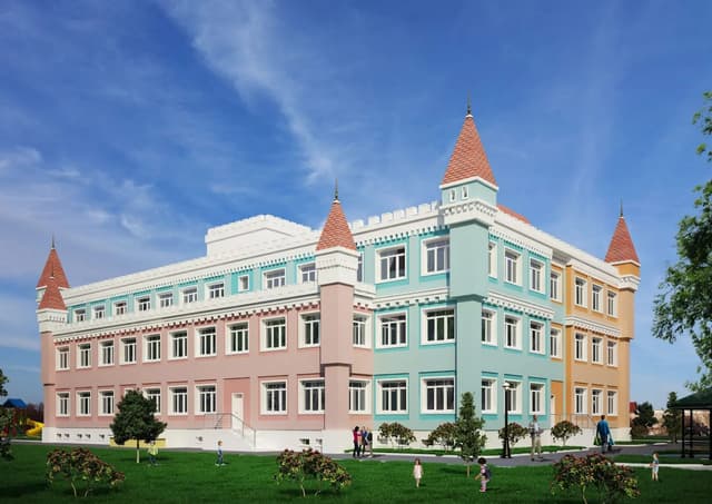Kindergarten located on Qachaq Nabi Street, Khatai district