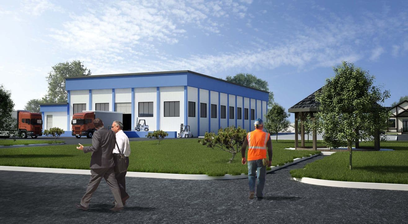 Cold storage warehouse complex