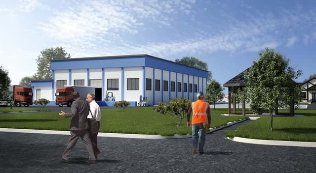 Cold storage warehouse complex