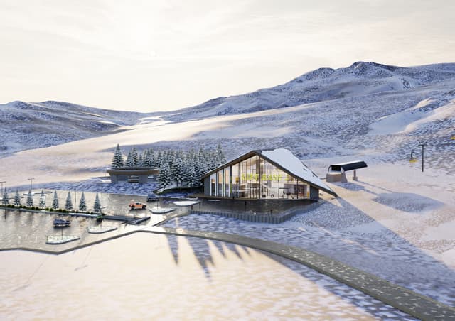 Multifunctional building at Shahdag Tourism Complex