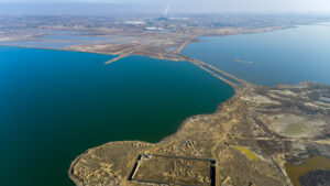 Historical restoration of Boyuk Shor Lake