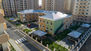 Construction of a new residential block of 576 families with necessary social and technical infrastructure for IDPs, Mashtagha settlement, Sabunchu district, Baku City