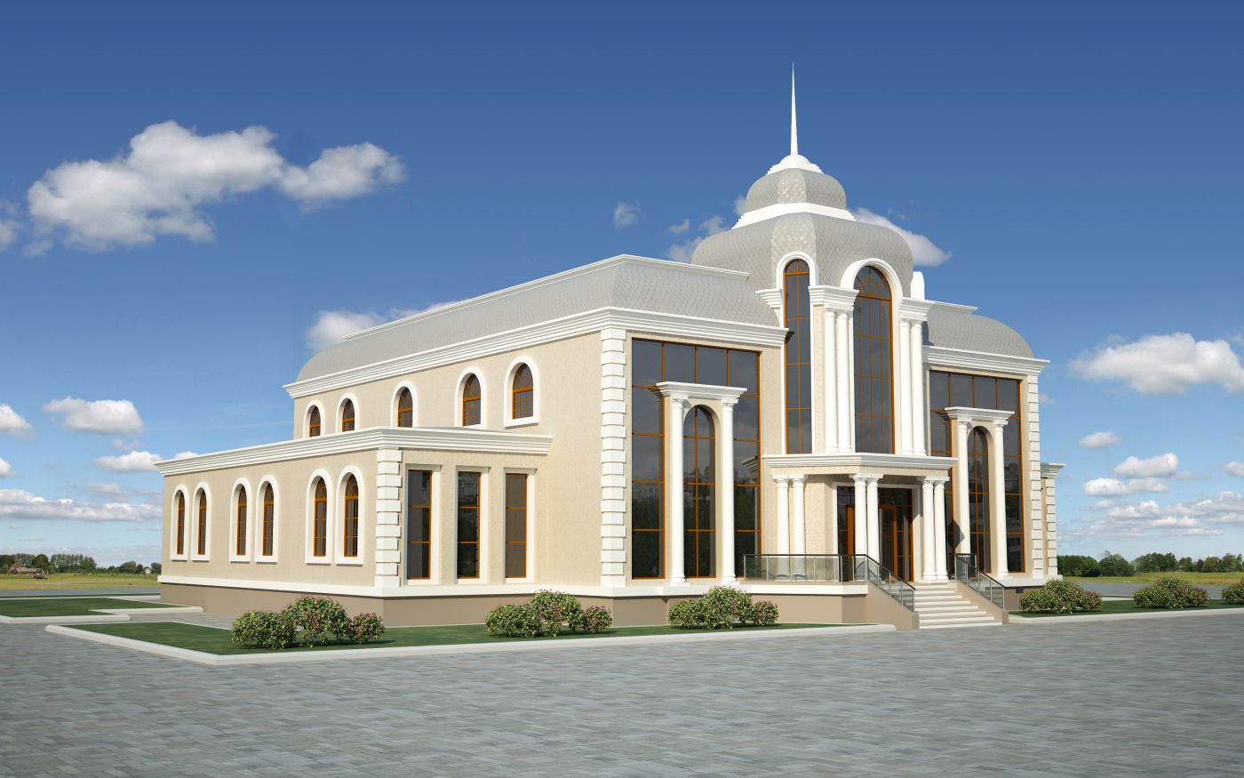 Administrative building of the Shirvan regional department of registration, testing and technical inspection of the Ministry of Internal Affairs of the highway patrol