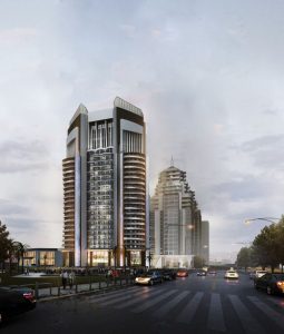 Multifunctional multi-storey residential buildings on Rashid Behbudov street, Nasimi district, Baku city