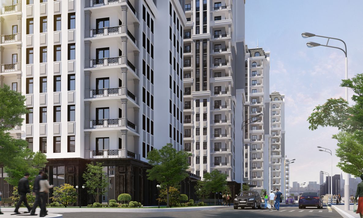 Проектируемые многоэтажные жилые здания, в окружении улиц Гусейнкулу Сарабски, Агададаша Гурбанова и Субхи Салаева, Насиминский район, г.Баку