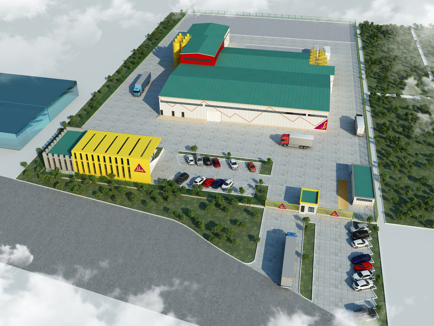 Building chemicals production factory LLC “SIKA” on the territory of Sumgait Chemical Industrial Park
